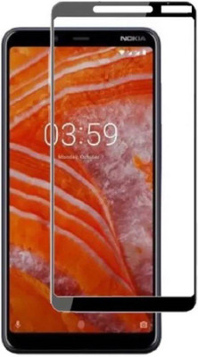 Accessories Kart Edge To Edge Tempered Glass for Nokia 3.1 Plus(Pack of 1)