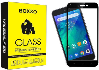Boxxo Edge To Edge Tempered Glass for Mi Redmi 5A, Mi Redmi Go(Pack of 1)