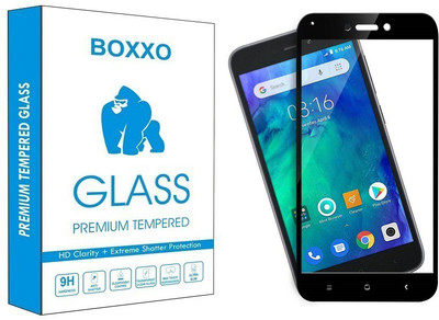 Boxxo Edge To Edge Tempered Glass for Mi Redmi 5A, Mi Redmi Go(Pack of 1)