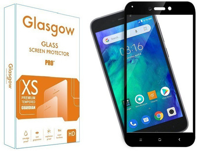 Glasgow Edge To Edge Tempered Glass for Mi Redmi 5A, Mi Redmi Go(Pack of 1)