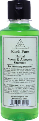 

Khadi Pure Herbal Neem & Aloevera Shampoo - 210ml(210 ml)