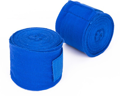 GymWar Long Wrist Support Gym & Fitness Gloves(Blue)