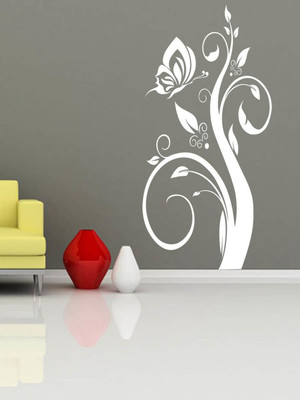ALLURE 117 cm Butterfly Design Self Adhesive Sticker(Pack of 1)