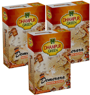

Dhampur Green Demerara Brown Sugar(250 g, Pack of 3)