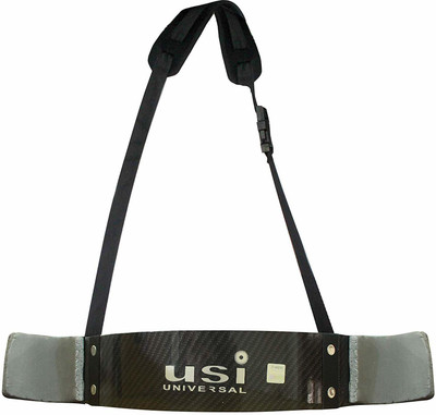 usi Bicep Isolator Bomber Weightlifting Gym Padded Straps Bodybuilding Metal Shoulder Support(Black)