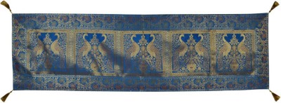 Lal Haveli Blue 152.4 cm Table Runner(Silk)