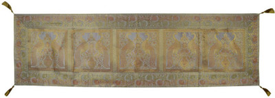 Lal Haveli Grey 152.4 cm Table Runner(Silk)