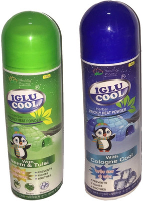 

IGLU COOL IGLU POWDER PACK OF 2 GREEN & BLUE(200 g)
