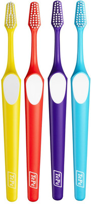 TePe Supreme Toothbrush Soft Pack Of 4 Extra Soft Toothbrush(Pack of 4)