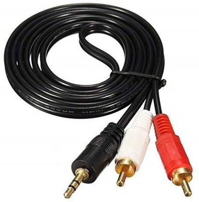 

A-TECH TV-out Cable HIGH QUALITY AUX CABLE- THE QUALITY PRODUCT (PACK OF 1)(Black, For Home Theater, 1.5 m)