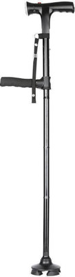 

baluda Twin Grip Cane Safe & Easy 2 Handled Cane With More Grip & Less Slip & Cane Buddy Walking Stick Walking Stick