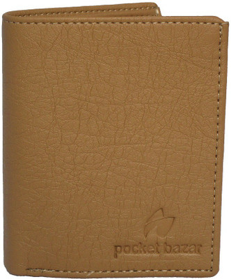 pocket bazar Men Black Artificial Leather Wallet(12 Card Slots)