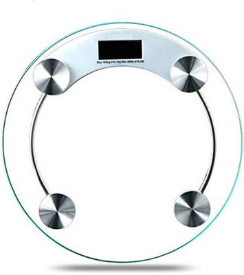 

Recombigen Personal Digital Bathroom Body Weight Machine Red LED Weighing Scale Weighing Scale(White)
