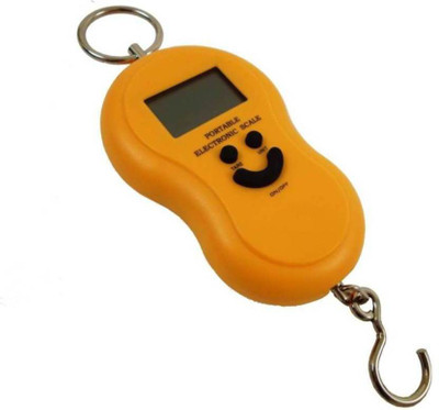 

Zelenor Smiley Pocket Weight Machine Digital 50Kg Travel Luggage Weighing Scale(Orange)