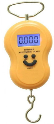 

Zelenor Smiley Pocket Weight Machine Digital 50Kg Travel Luggage Weighing Scale(Orange)