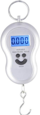 

Gadget Tree Smiley Pocket Weight Machine Digital 50Kg Travel Luggage Weighing Scale(Silver)