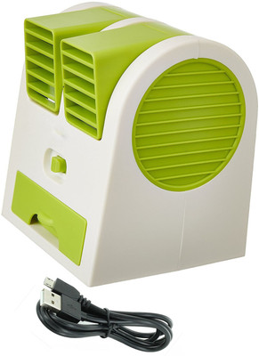 

BUY SURETY High Quality USB Mini Fan Water Air Cooler Portable Dual Bladeless USB coller Small Air Conditioner for laptop Car room Home Office Personal Air Cooler(Green, 0.1 Litres)