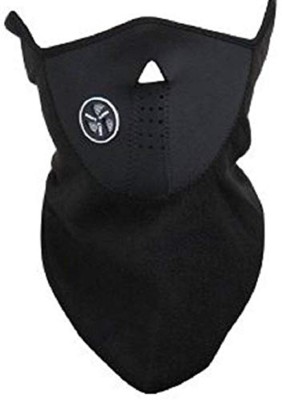 frackkon Black Bike Face Mask for Men & Women(Size: XXL,  Balaclava)