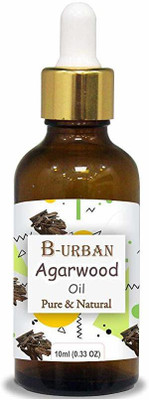 

B-urban Agar Wood Oil 100% Natural Pure Undiluted Uncut Essential Oil 10ml(10 ml)