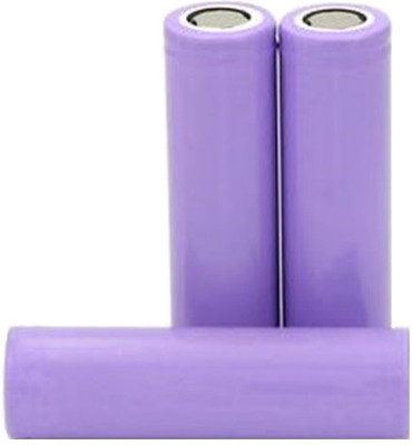 Breewell 2200 mAh 18650 Lithium-Ion Rechargeable  for Multi-Purpose use –3 PCS |Purple|  Battery(Pack of 3)