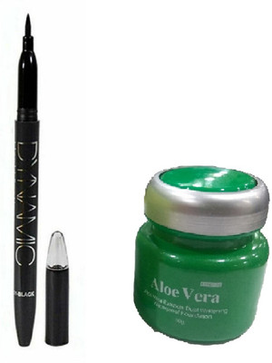 

Miss Boss kb aloe vera foundation and dynamic eyeliner combo(Set of 2)
