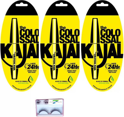 

blackqueen EYELASHES, KAJAL ,SET ( 4 ) (Set of 4)(Set of 4)