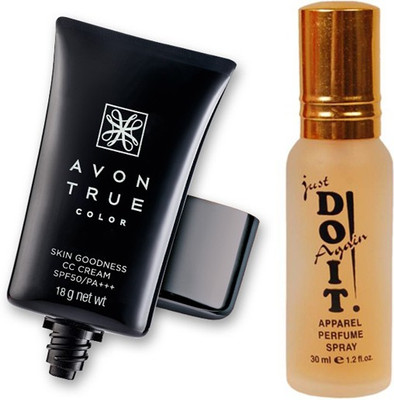 

Avon Anew Skin Goodness CC Cream SPF 50/PA+++ 18g nude with one do it perfume 30 ml(Set of 2)