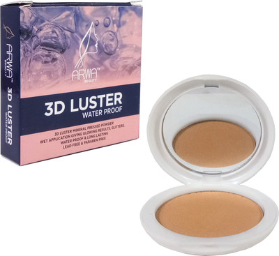 

Arwa Beauty Water Proof Long Lasting 3D Luster Mineral Pressed Powder 15g Compact(n/a)