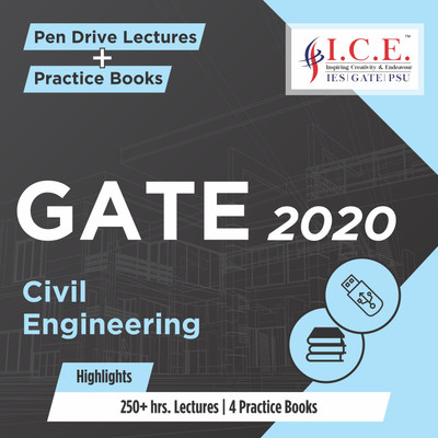 

ICE GATE Civil Engineering (Pen Drive Lectures + Practice Books ) - Course For GATE Exams - 2020 [Paperback](pendrive)