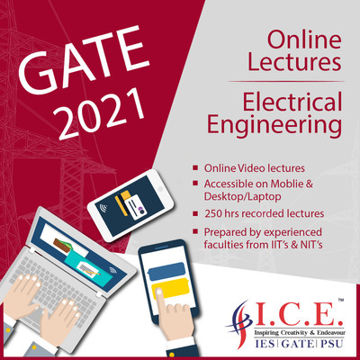 

ICE GATE Electrical Engineering (Online Lectures) Course For GATE Exams - 2021(Online)