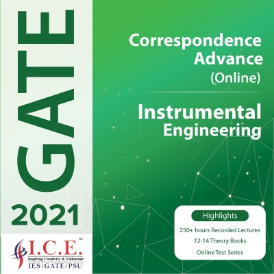 

ICE GATE Instrumentation Engineering 2021 Exam Preparation Course (Online Lectures + Theory Books + Test Series) Correspondence Program Advanced(Online)