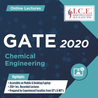 

ICE GATE Chemical Engineering (Online Lectures) Course For GATE Exams - 2020(Online)