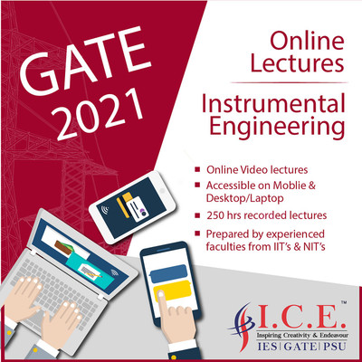 

ICE GATE Instrumentation Engineering (Online Lectures) Course For GATE Exams - 2021(Online)