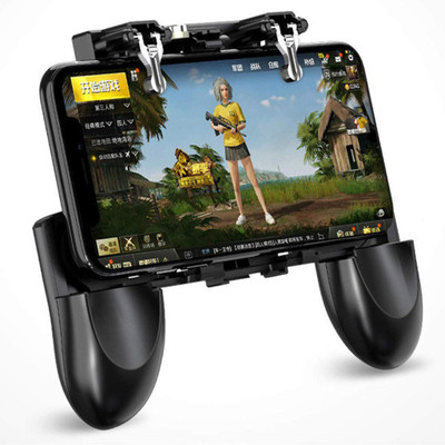 

BUY SURETY New collection W10 Game Controller PUBG Mobile Gamepad Trigger Control Cell Phone Game Pad Controller L1R1 Gaming Shooter for Phone Android Joystick Gaming Accessory Kit(Black, For Android, iOS)
