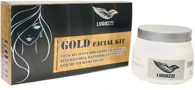 

LUGOZZI HAIR SPA 500GM & GOLD FACIAL KIT 125GM (COMBO OF 2)(625 g)