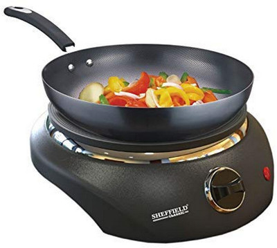 

Sheffield Classic SH-2008-SingleHotPlate Induction Cooktop(Black, Jog Dial)