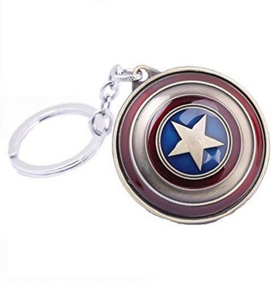 SN RACERS Captain America Rotating Shield Keyring & Keychain Key Chain