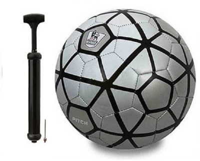 WBR Silver BlackWith Inflating Air pump Football Kit