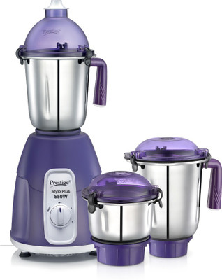 

Prestige Stylo Plus 550 Mixer Grinder(Violet, 3 Jars)
