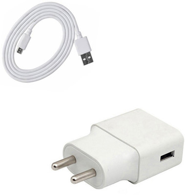 DAKRON Wall Charger Accessory Combo for Tecno Camon iAce 2(White)