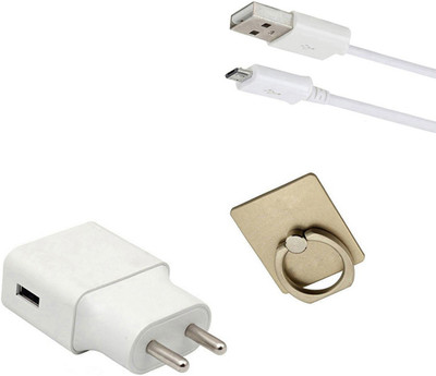 DAKRON Wall Charger Accessory Combo for Coolpad Mega 5C(White)