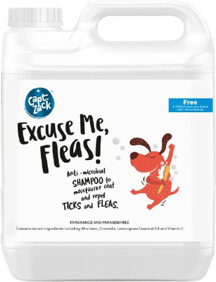

capt zack Anti-microbial, Flea and Tick free Dog Shampoo(4 L)