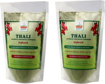 

Pathayam Natural Foods THALI - HERBAL SHAMPOO POWDER (PACK OF 2)(150 ml)