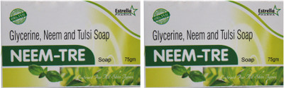 

Estrella Neem-Tre Glycerine, Neem And Tulsi Soap(150 g, Pack of 2)