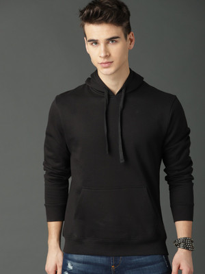 Roadster Full Sleeve Solid Men Sweatshirt