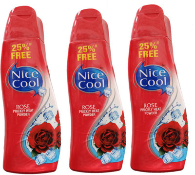 NICE COOL cool powder ROSE pack of 3(3 x 150 g)