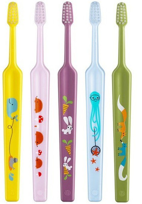 

TePe Mini X-Soft Toothbrush in Blister Pack Below 3 Years Older Pack Of 5 Extra Soft Toothbrush(Pack of 5)