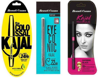 

Beauti Cosmo BeautiCosmo kajal combo kit(Set of 3)