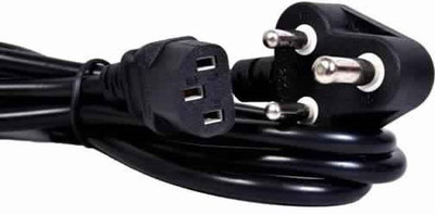 

RIVER FOX 1.8 mtr. High Quality Power Cable for Computers Printers Power Cord(Compatible with Computer Monitor, Black)