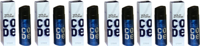 Wild Stone TITANIUM ( PACK OF 6) Perfume Body Spray - For Men(120 ml, Pack of 6)